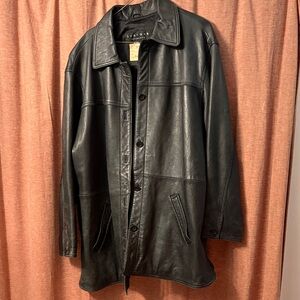 Element Black Leather Jacket